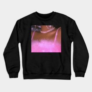 pink plush Crewneck Sweatshirt